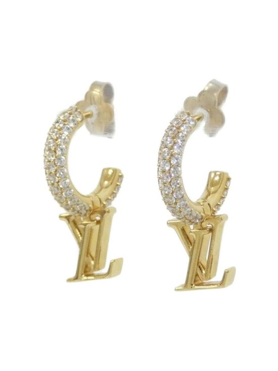 Louis Vuitton Earrings Hoop LV Iconic - Picture 2 of 3